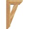 Ekena Millwork Traditional Slat Rough Sawn Bracket w/ Offset Brace, Western Red Cedar, 6"W x 16"D x 28"H BKT0604X16X28TRA06RWR - alternate 4
